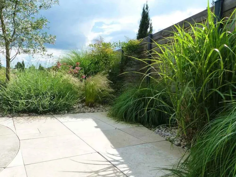 Création de terrasse, Sainte-Foy-lès-Lyon, PERRIN Paysage