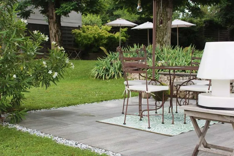 Création de terrasse, Sainte-Foy-lès-Lyon, PERRIN Paysage