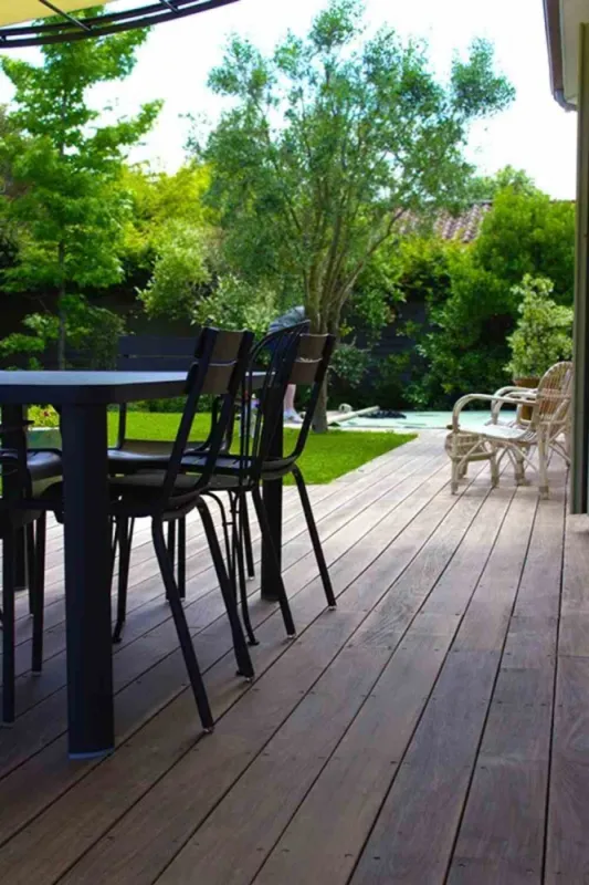 Création de terrasse, Sainte-Foy-lès-Lyon, PERRIN Paysage