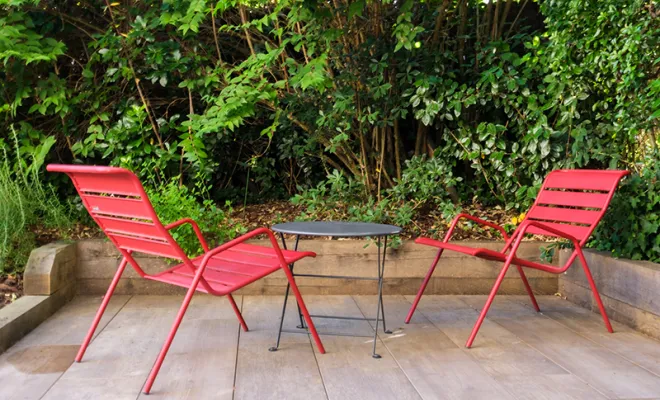 Création de terrasse, Sainte-Foy-lès-Lyon, PERRIN Paysage