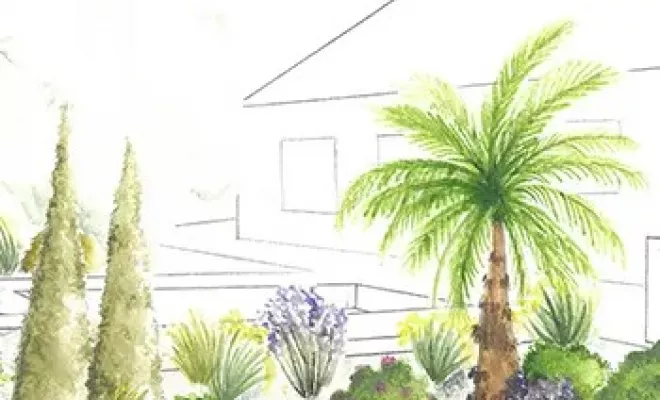 Réalisation de croquis d'ambiance, Sainte-Foy-lès-Lyon, PERRIN Paysage