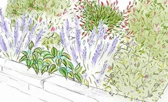 Réalisation de croquis d'ambiance, Sainte-Foy-lès-Lyon, PERRIN Paysage